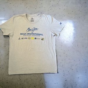Maui Invitational NCAA, Maui Jim Adidas Tee Shirt, Mens Size Large
